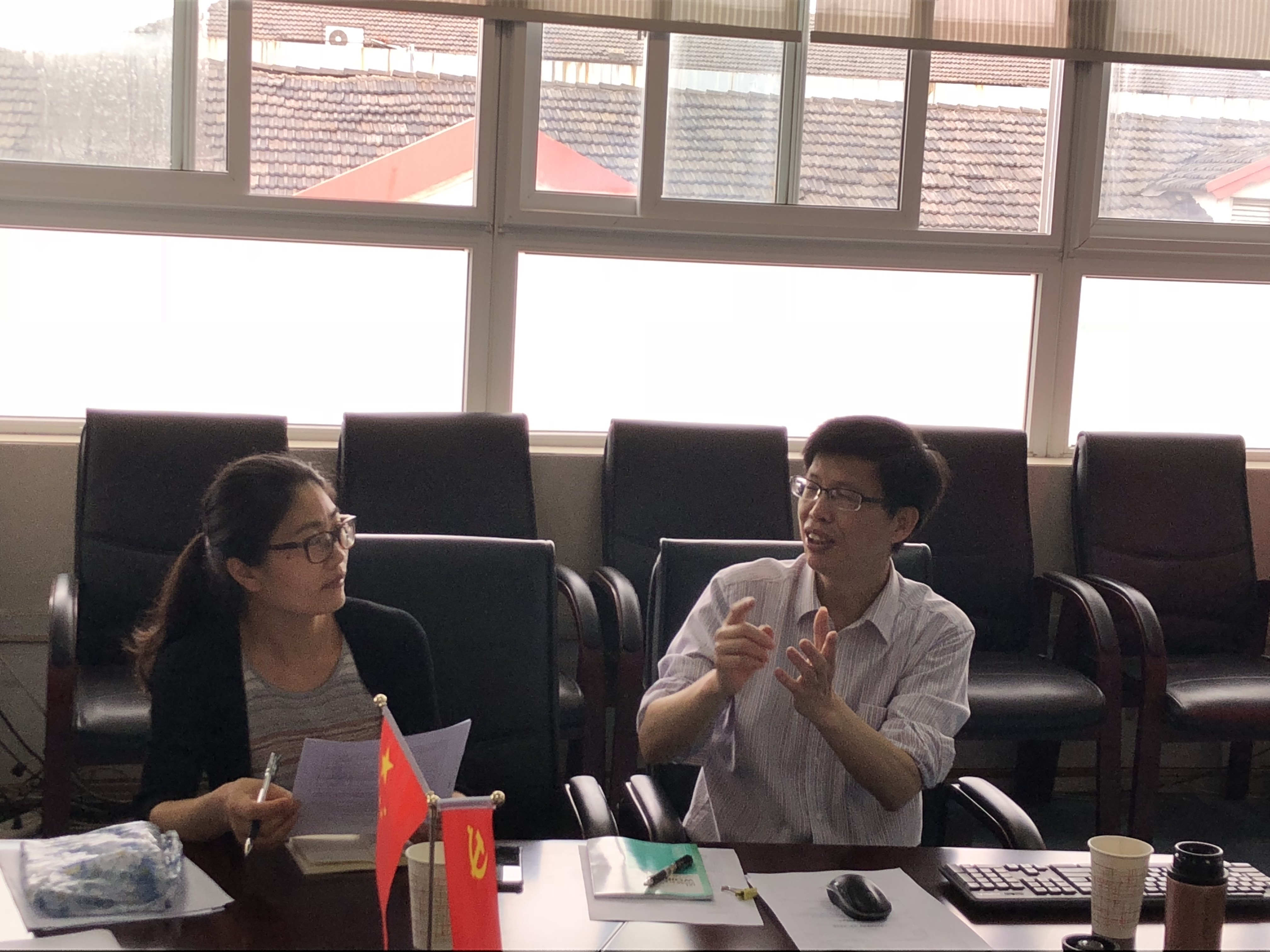 【新闻动态】南京特师盛永进教授来校指导工作